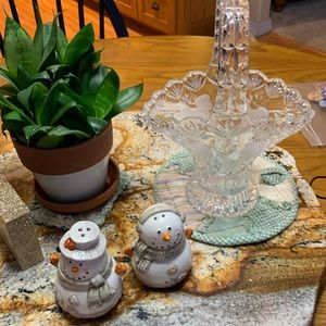 Vintage Princess House Crystal Basket